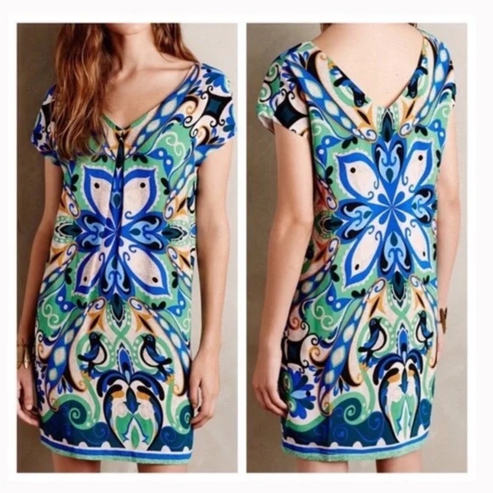 Maeve by Anthropologie Folksong Shift Dress Size Xsmall Petite